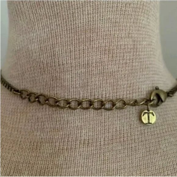 Talbots Triple Rings Necklace - Picture 4 of 4